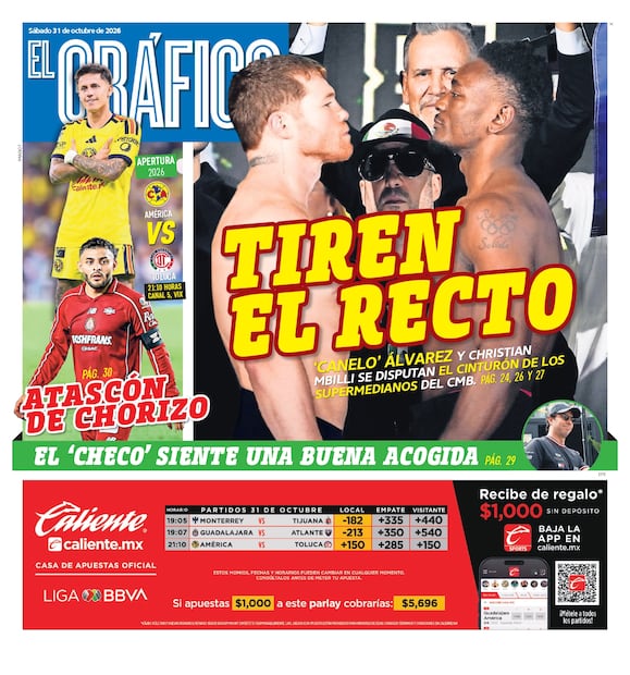Portada El Gráfico | Sábado 31 de Octubre de 2026