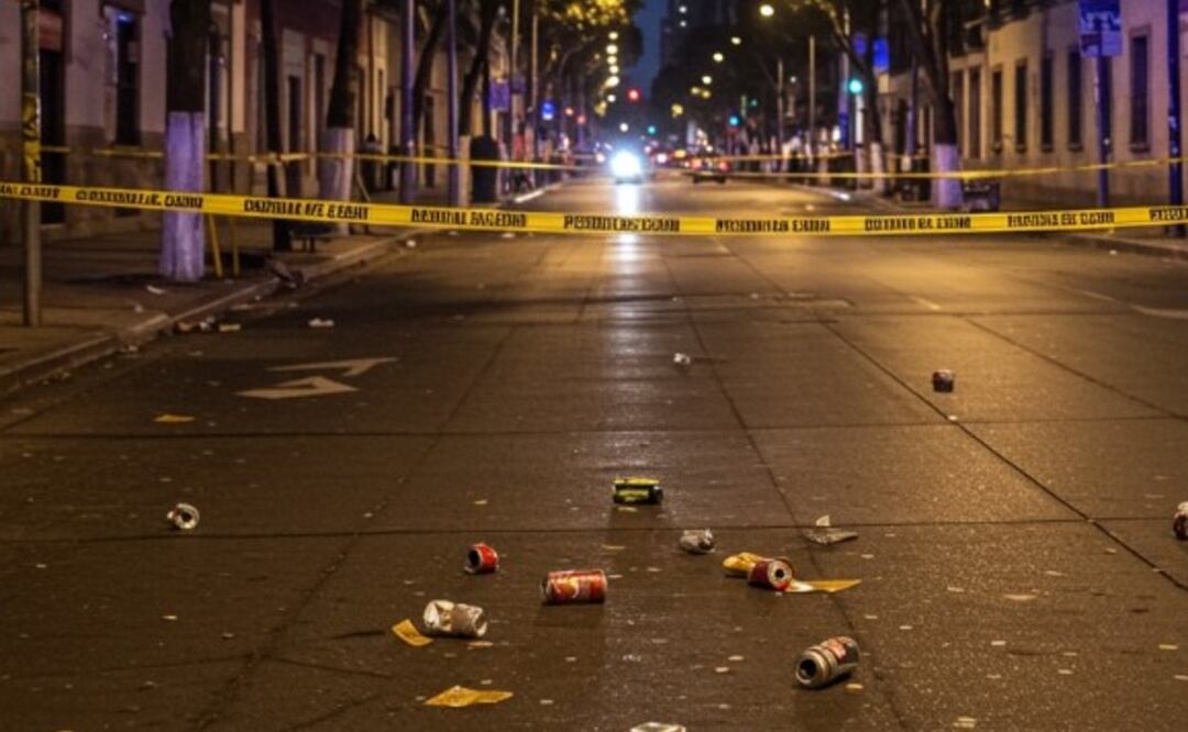 Borracho asesinado en Iztapalapa. Foto: (IA)