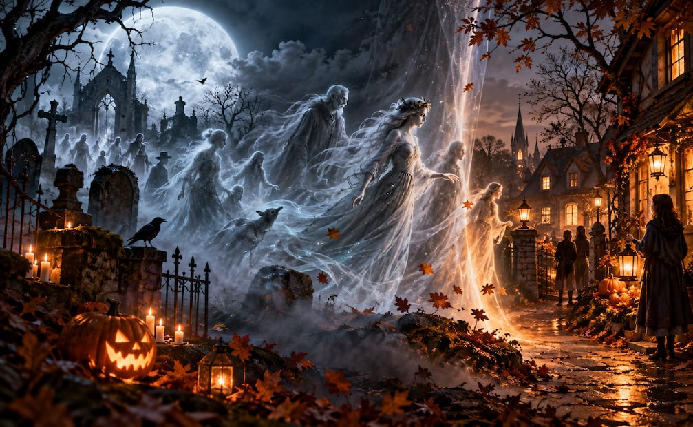 ¿Se abre la puerta al más allá en Halloween? Las creencias que alimentan el misterio
Foto: Generada por IA