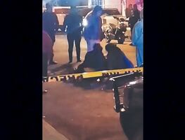 Comenzaron peleando 3 contra 1 a golpes, no pudieron a puño limpio contra él y lo balearon