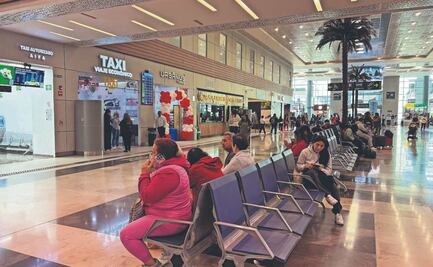 Taxis en el AIFA cobran hasta $1,200 por viaje ante falta de conductores de plataforma