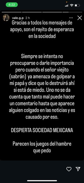 Valentina hija de Facundo. Instagram