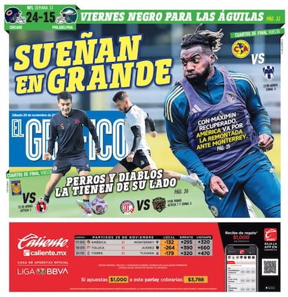 Imagen: Staff El Gráfico (Portada El Gráfico | Sábado 29 de noviembre 2025)