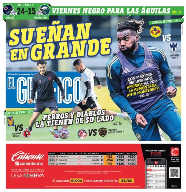 Imagen: Staff El Gráfico (Portada El Gráfico | Sábado 29 de noviembre 2025)