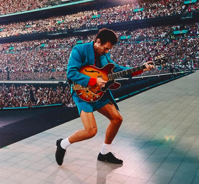 Harry Styles en Wembley (Vía: Instagram)