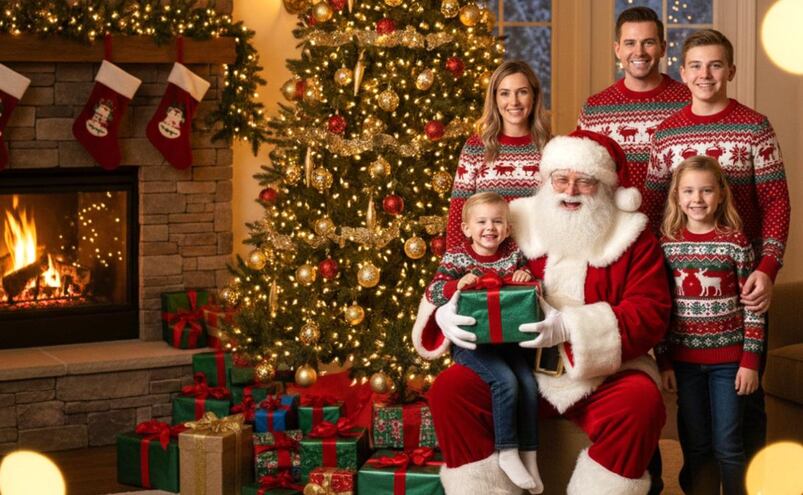 Haz tu foto Navideña en familia, paso a paso con Google Gemini