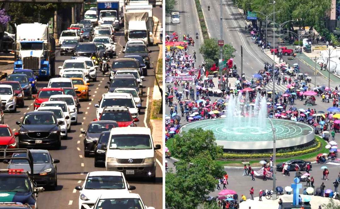 Foto: Cuartoscuro (Trafico en CDMX HOY sábado 31 de mayo: ¿Dónde habrá bloqueos y marchas?)