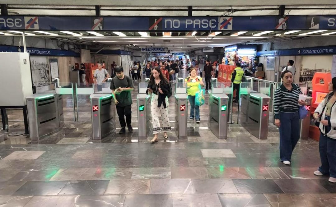 Foto: Especiales (Metro CDMX: Adiós a los torniquetes en la estación Zócalo, modernizan accesos y salidas )