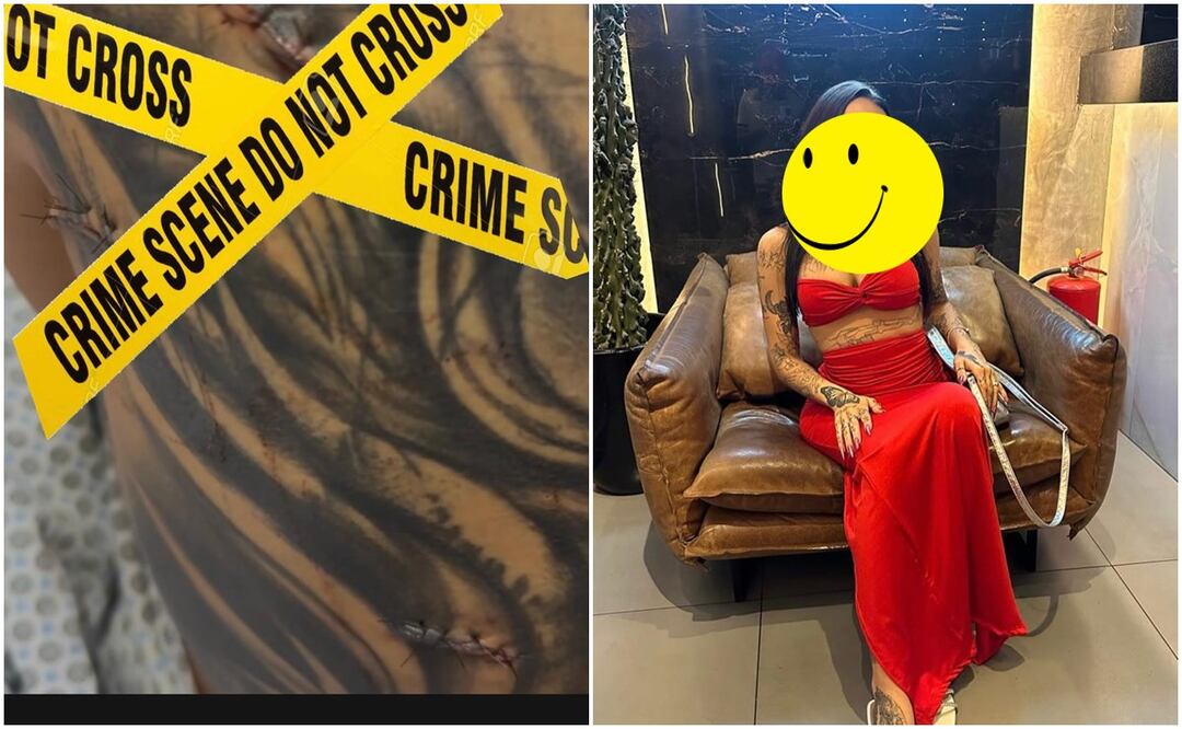 Influencer apuñalada en vivo