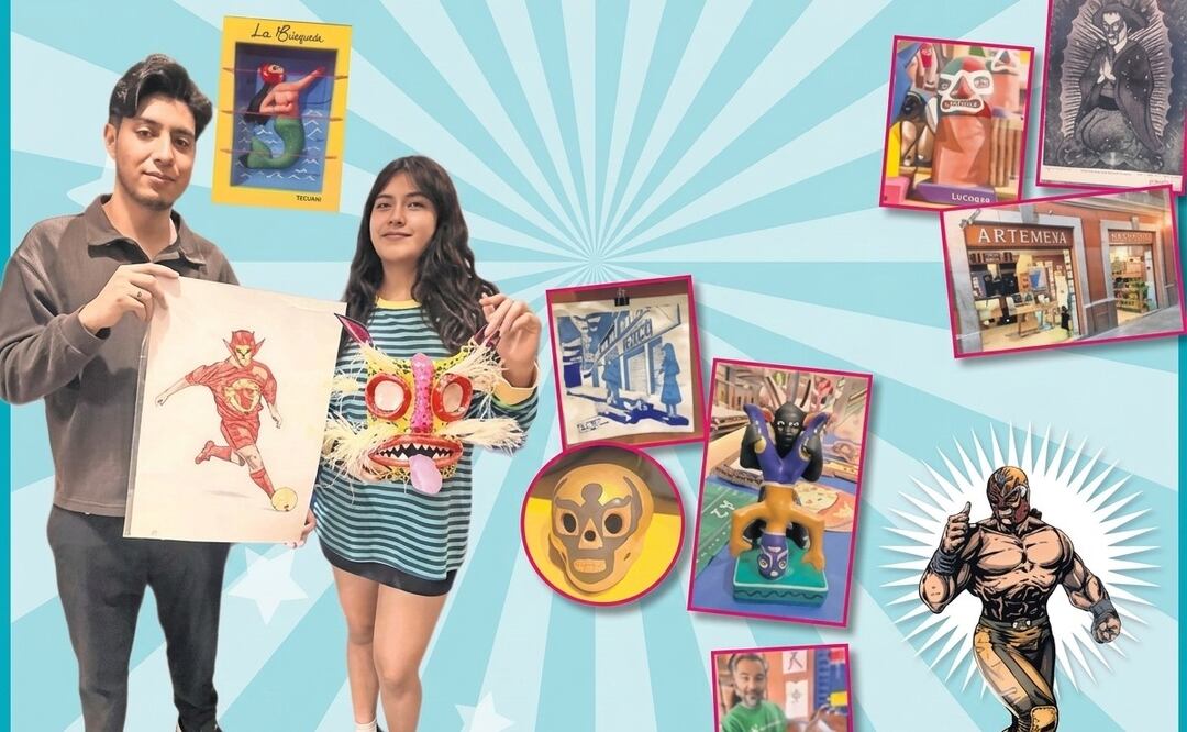 Tecuani: la tienda de arte y máscaras de lucha libre escondida en la colonia Doctores
Imagen: Sergio Trejo