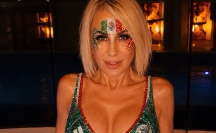 Laura Bozzo se luce en paños menores para apoyar a México