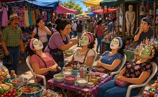 VIDEO: Del skincare callejero a la venta de momias, estas son las “joyitas” de los tianguis