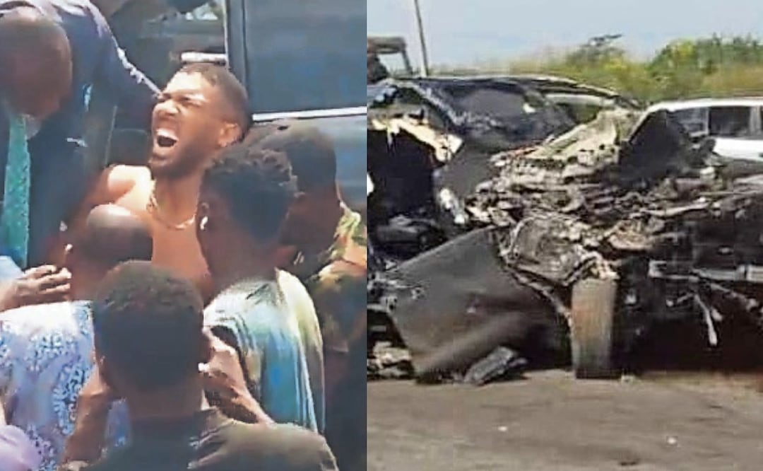 Hay dudas por contradicciones en el accidente que sufrió Anthony Joshua en Nigeria. Foto: (Redes Sociales)