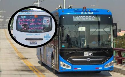 Trolebús les baja la chamba a transportistas en Chalco, ¿les entregarán concesión?