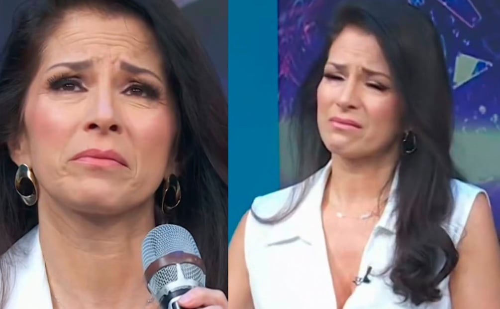 Alessandra Rosaldo rompe en llanto (Vía: X)