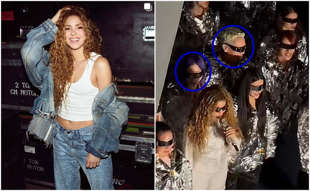 Foto: Instagram Invitados de Shakira a su concierto Kunno/Chingu Amiga