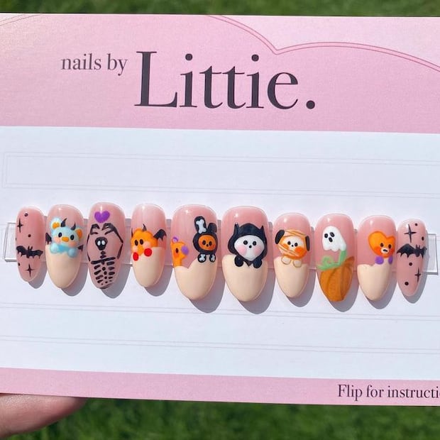 Las uñas spooky que serán tendencia este Halloween 2026
Foto: Pinterest