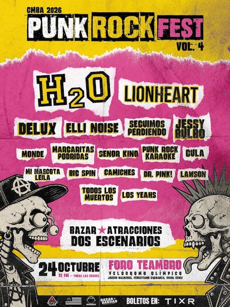 ¡Punk a todo volumen! ¿Cuándo y dónde será el CMBA Punk Rock Fest Vol. 4 en CDMX?
Foto: Cortesía Zepeda Bros