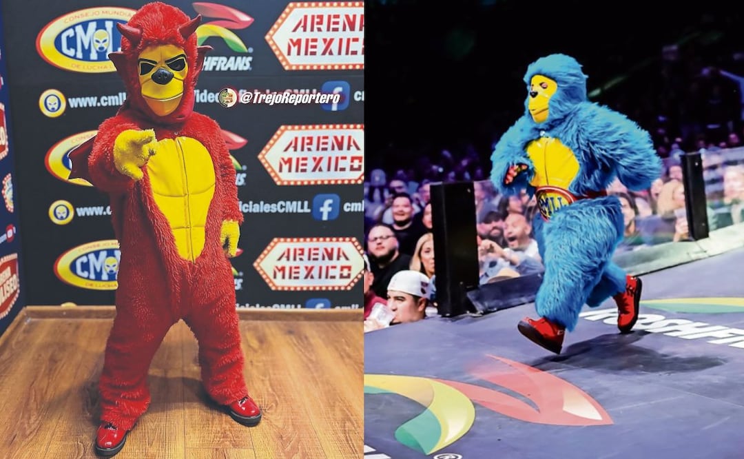 Kemonito vs Kemalito: Las mascotas del CMLL se enfrentan en la Arena México