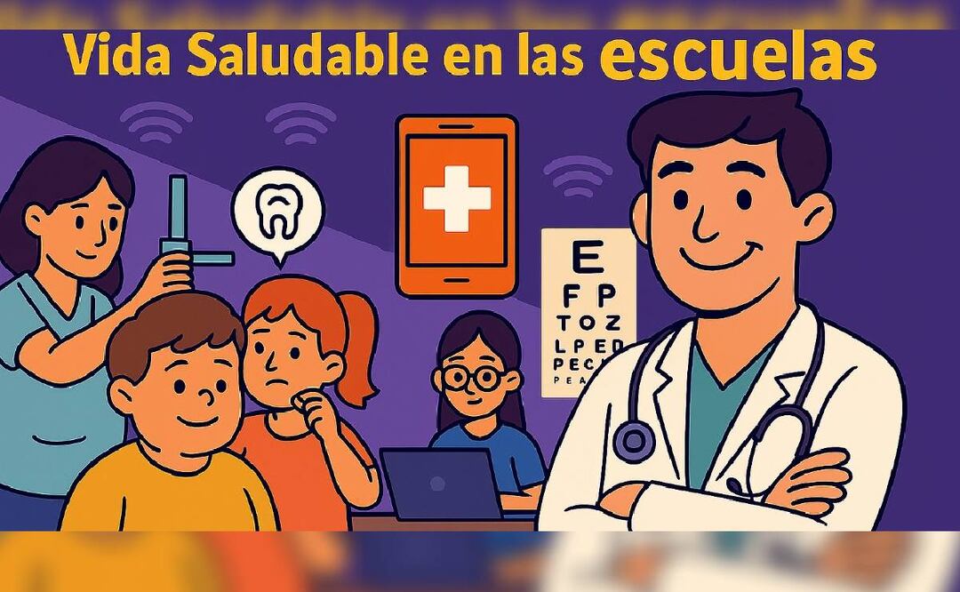 Vida Saludable en las Escuelas. Foto: (IA)