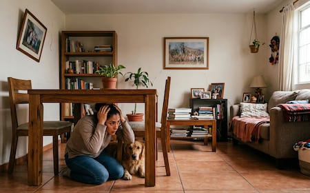 ¿Y si el temblor te agarra en casa?