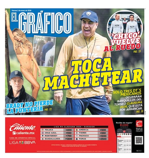 Portada El Gráfico |Viernes 2 de enero 2026