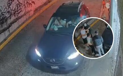 ¿Buenos delincuentes? Se roban camioneta pero dejan que familia baje a una pequeñita, en Edomex