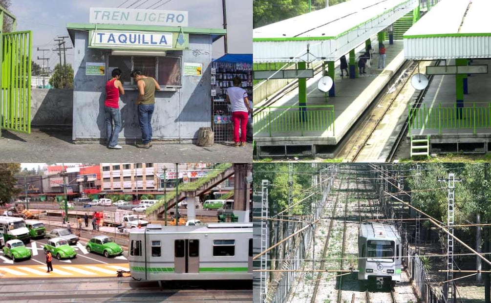 Foto: Especiales (Así lucía la infraestructura del Tren Ligero anteriormente)