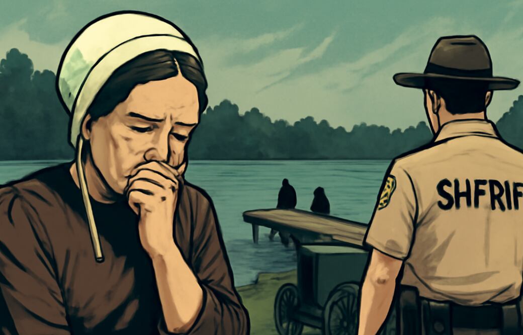 Mujer amish causa tragedia con sus hijos (Foto: Creada con IA)