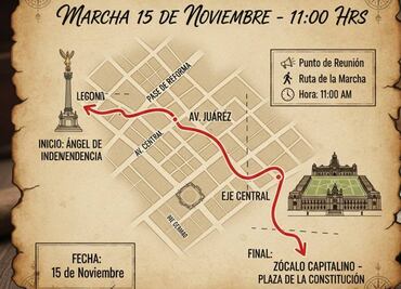 ¿A qué hora y por dónde pasará la marcha de la generación Z?