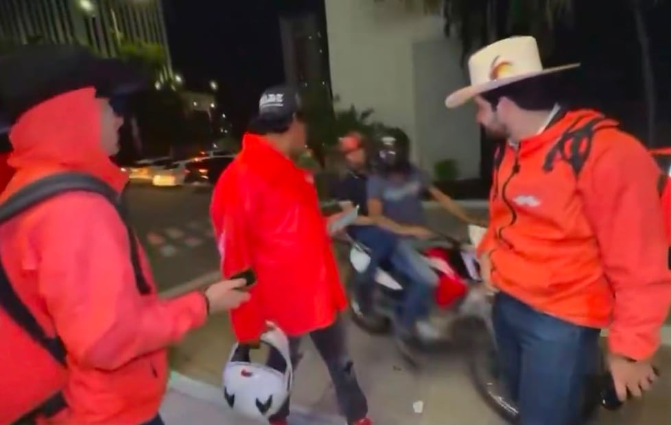 Instantes antes del hecho (Vía: X)