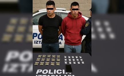 Operativo en Iztapalapa: Dos detenidos y narcóticos incautados tras investigación de homicidio