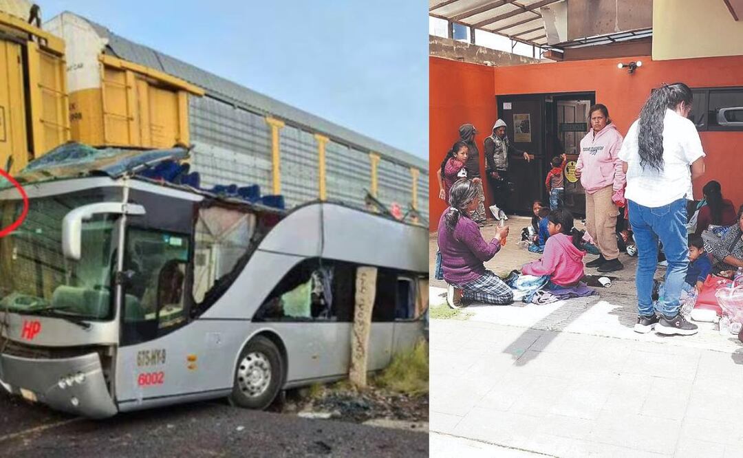 Familiares de víctimas del choque en Atlacomulco exigen justicia. Foto: (Alejandro Vargas. El Gráfico)