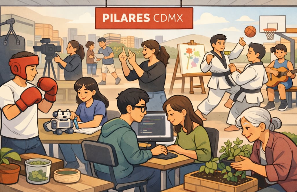 ¿Qué talleres GRATIS hay en PILARES Iztapalapa los fines de semana? (Foto: Creada con IA)