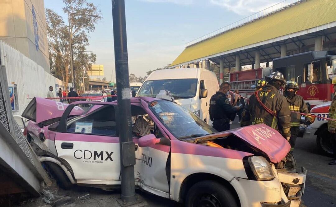 Taxista platica dolorosa experiencia de un accidente y cómo libró el bote