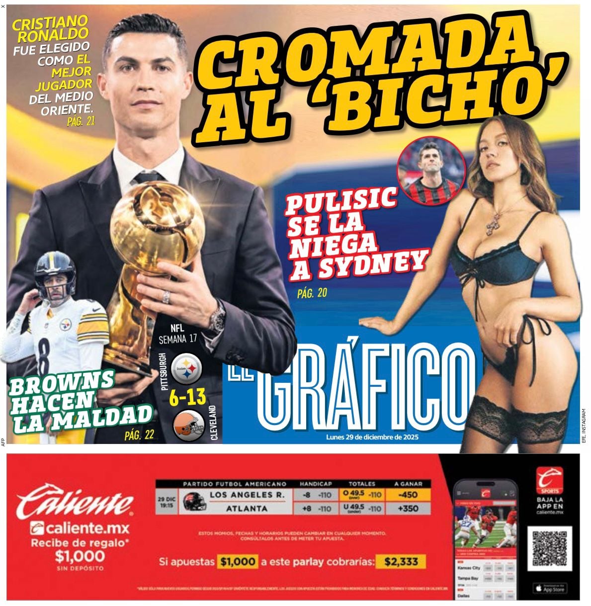 Portada El Gráfico | Lunes 29 de Diciembre de 2025