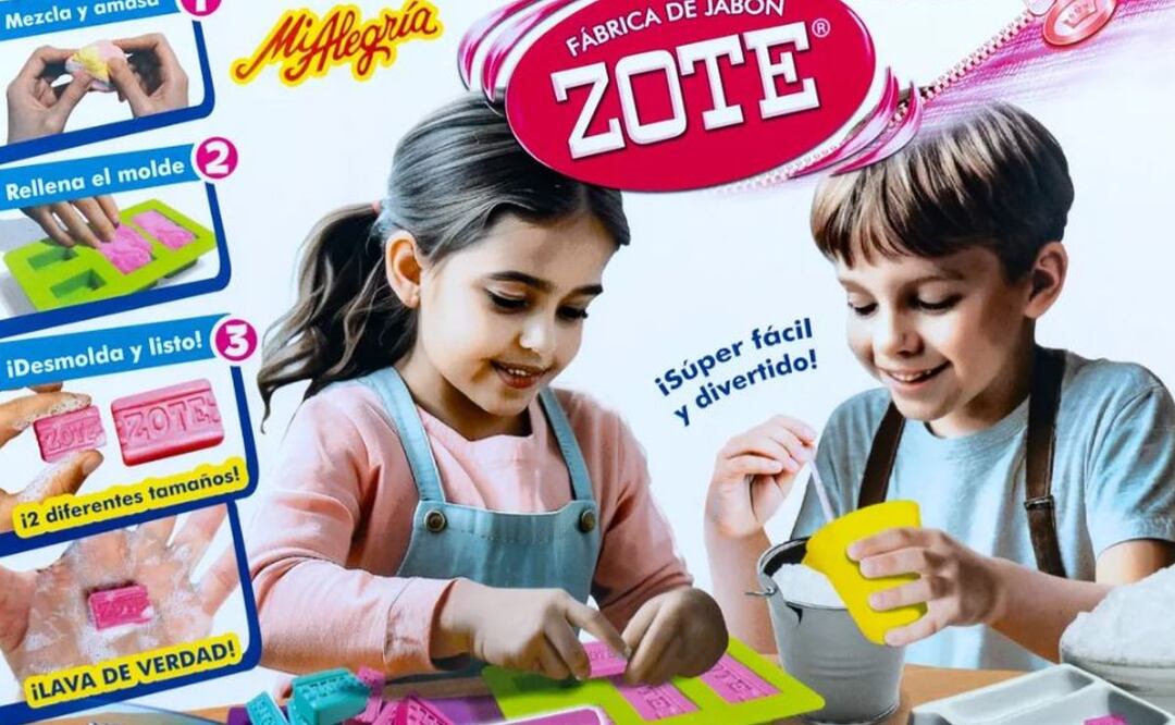 ¡Haz tu propio jabón Zote en miniatura! Mi Alegría lanza fábrica que desata la nostalgia