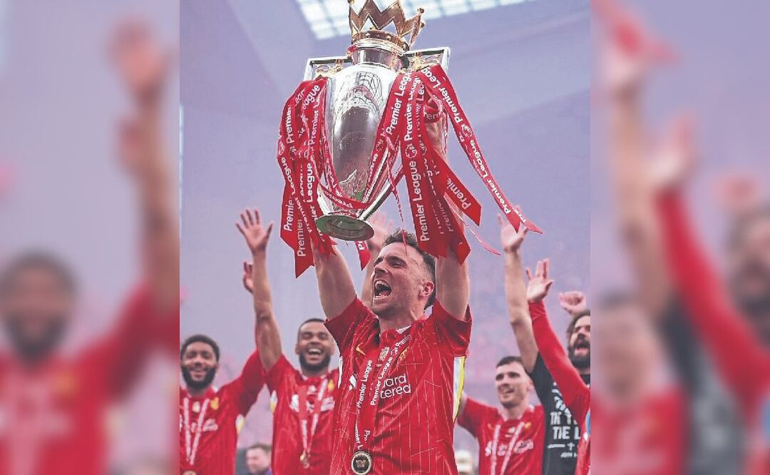 Homenaje del Liverpool a Diogo Jota. Foto: (X)