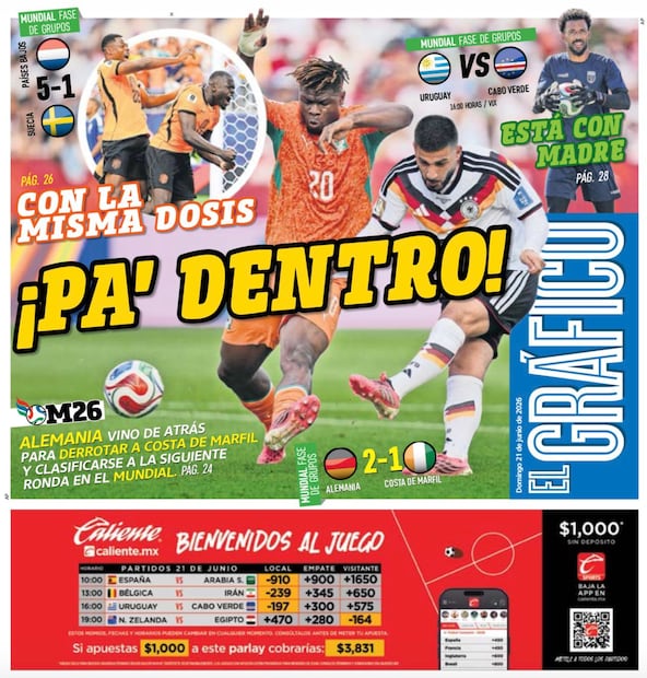Portada El Gráfico | Domingo 21 de Junio de 2026