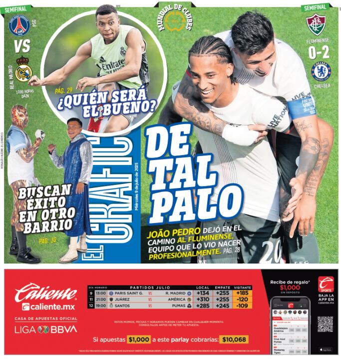 Portada El Gráfico | Miércoles 9 de julio 2025