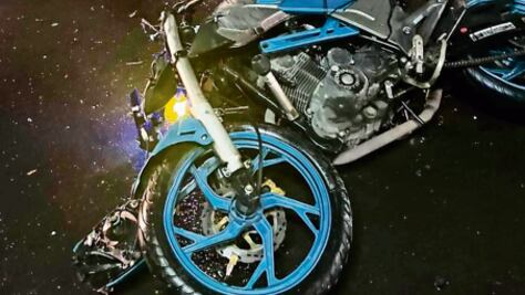 Muere motociclista tras brutal derrape en el bajopuente de La Concordia, en Iztapalapa