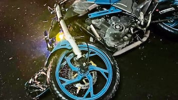 Muere motociclista tras brutal derrape en el bajopuente de La Concordia, en Iztapalapa