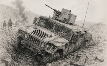 Se accidenta Hummer militar en Michoacán dejando siete militares heridos  