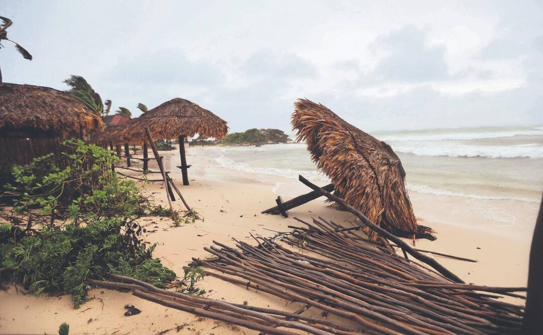Beryl fue piadoso, pasó sin dejar pérdidas humanas en Tulum
