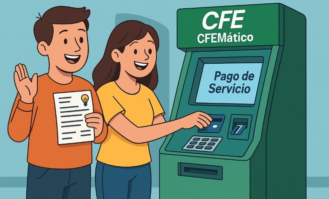 ¿Cómo pagar el recibo de luz en un CFEMático?. Foto: (IA)