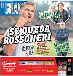 Portada El Gráfico | Martes 2 de septiembre 2025