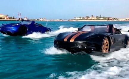 VIDEO: Carros acuáticos diseñados a medida  son la sensación en Egipto  