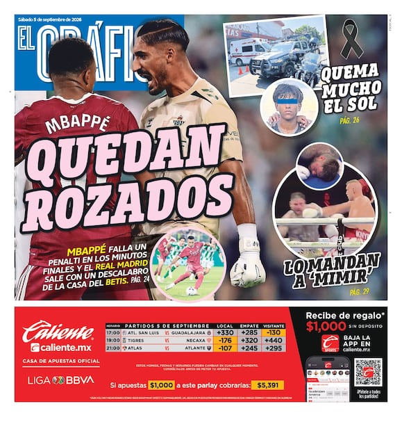 Portada El Gráfico | Sábado 5 de septiembre de 2026