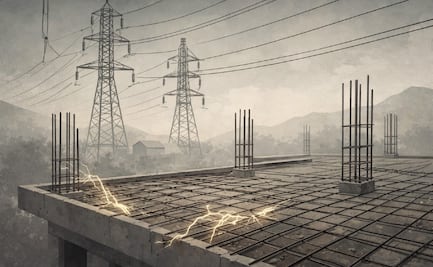 Dos 'maistros' se electrocutan al tocar con una varilla un cable de alta tensión