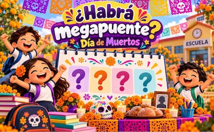 ¿Habrá megapuente escolar por el Día de Muertos? Esto dice el calendario de la SEP